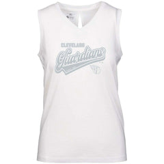 Cleveland Guardians Levelwear Women's  Paisley Sweep V-Neck Tank Top - MLB Tanks