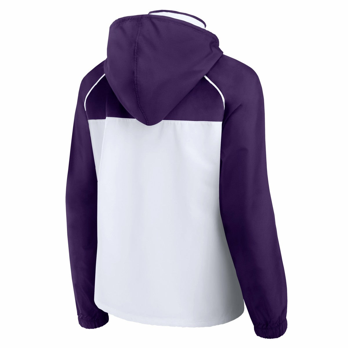 White/Purple Phoenix Suns Women's Anorak Raglan Full-Zip Hoodie Jacket | NBA