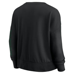Black Boston Celtics Women's Oversized Game Day Pullover Sweatshirt | NBA
