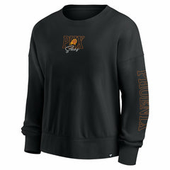 Black Phoenix Suns Women's Oversized Game Day Pullover Sweatshirt | NBA