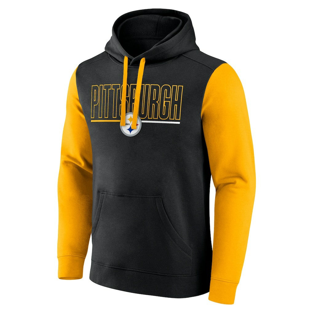 Pittsburgh Steelers Outline Pullover Hoodie | NFL Discount