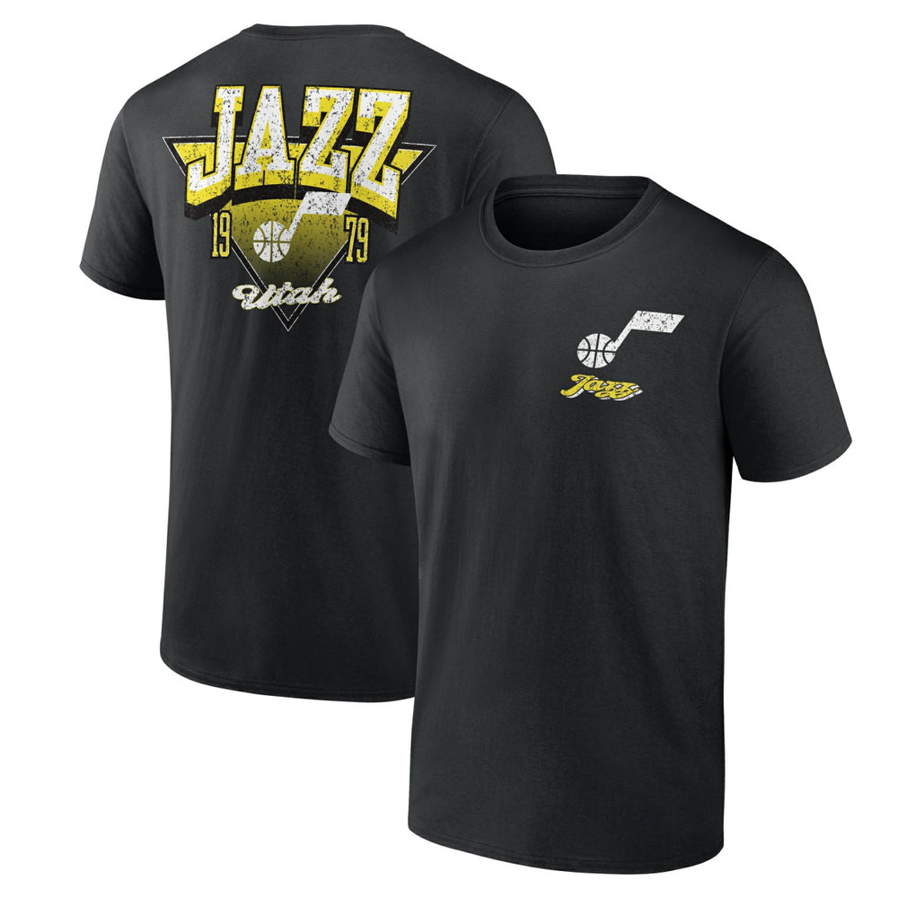 Black Utah Jazz Logo Athletic Never Over T-Shirt | NBA
