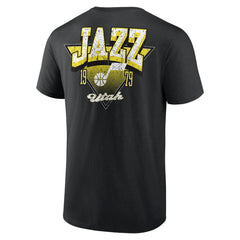 Black Utah Jazz Logo Athletic Never Over T-Shirt | NBA