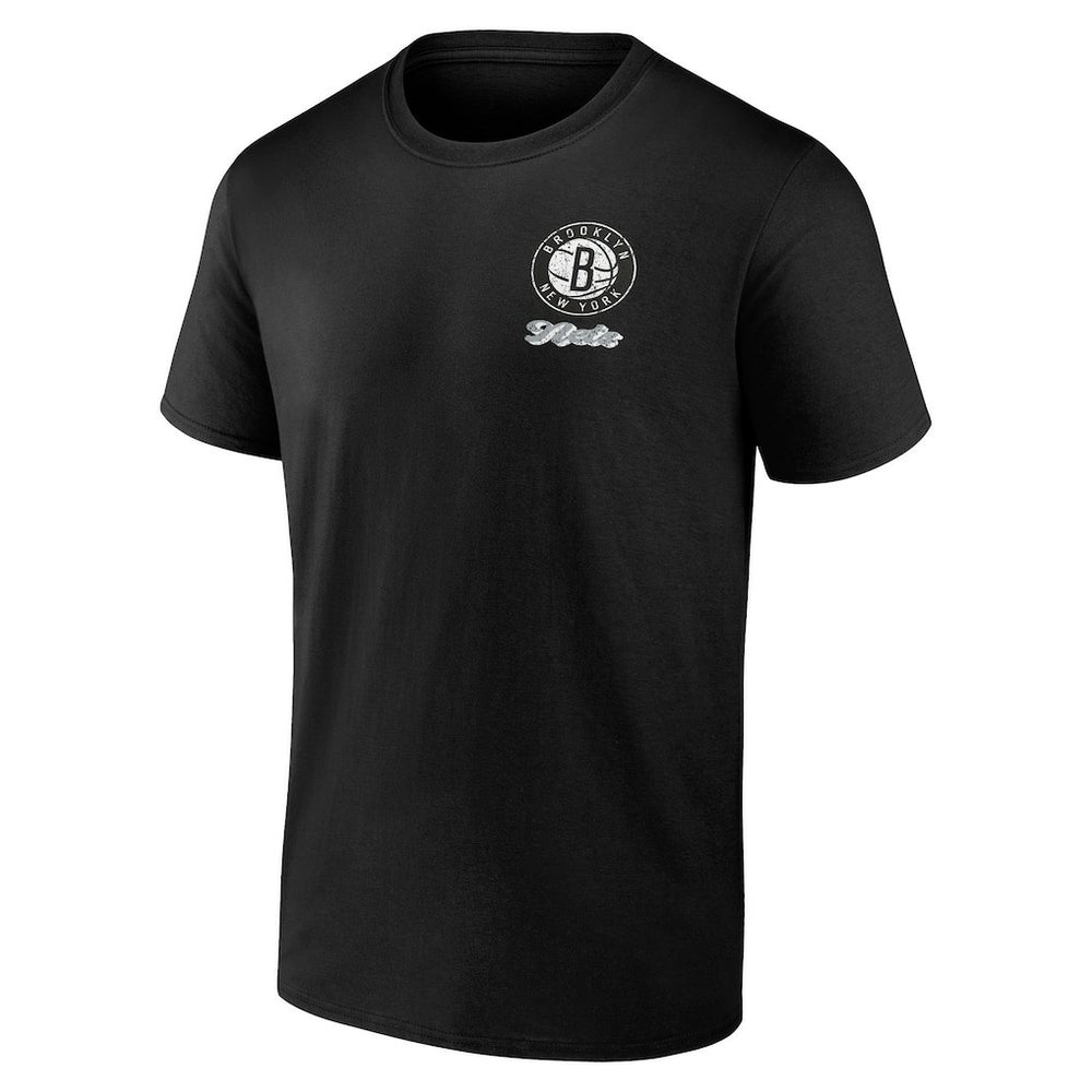 Black Brooklyn Nets Logo Athletic Never Over T-Shirt | NBA