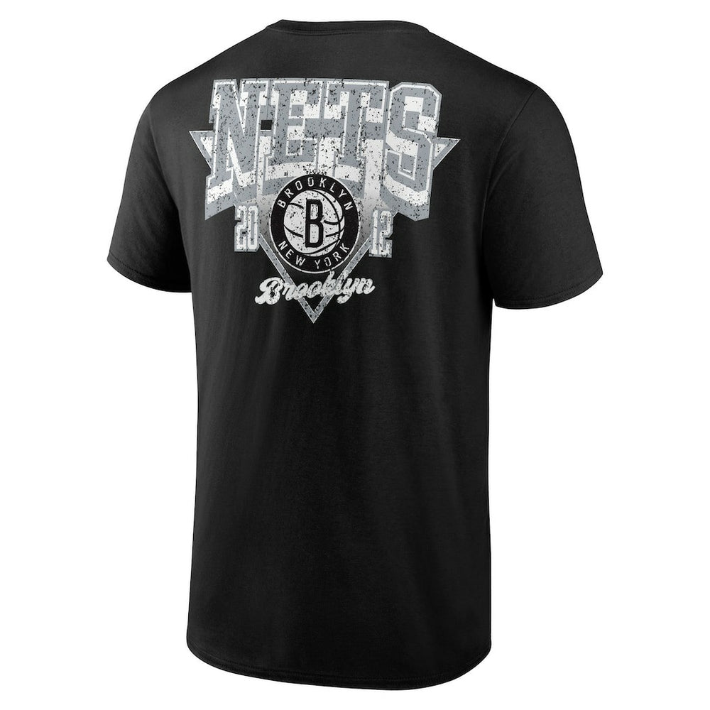 Black Brooklyn Nets Logo Athletic Never Over T-Shirt | NBA