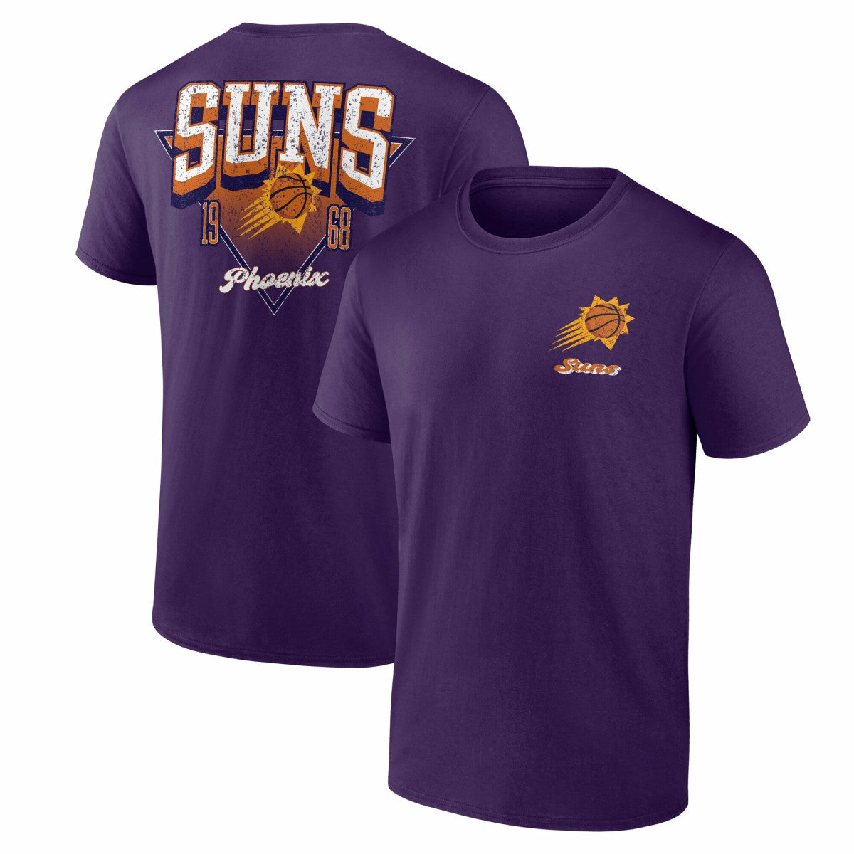 Purple Phoenix Suns Logo Athletic Never Over T-Shirt | NBA