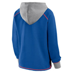 Royal Philadelphia 76ers Logo Athletic Women's Boom Pullover Hoodie | NBA