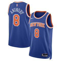 Blue OG Anunoby New York Knicks Unisex Swingman Jersey | NBA