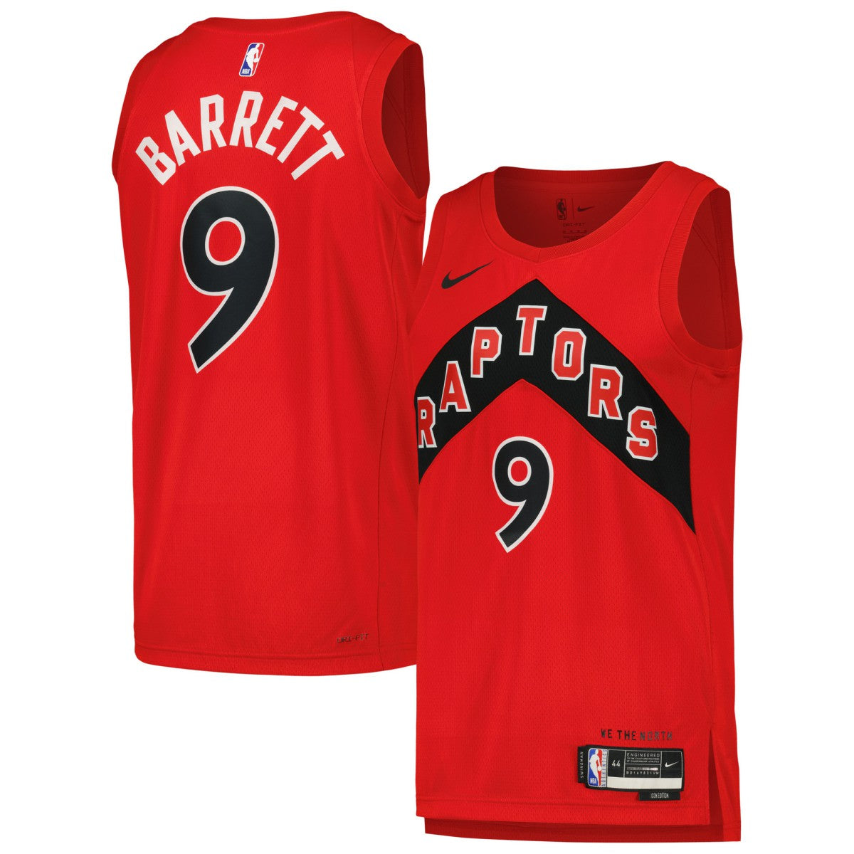 Red RJ Barrett Toronto Raptors Unisex Swingman Player Jersey | NBA