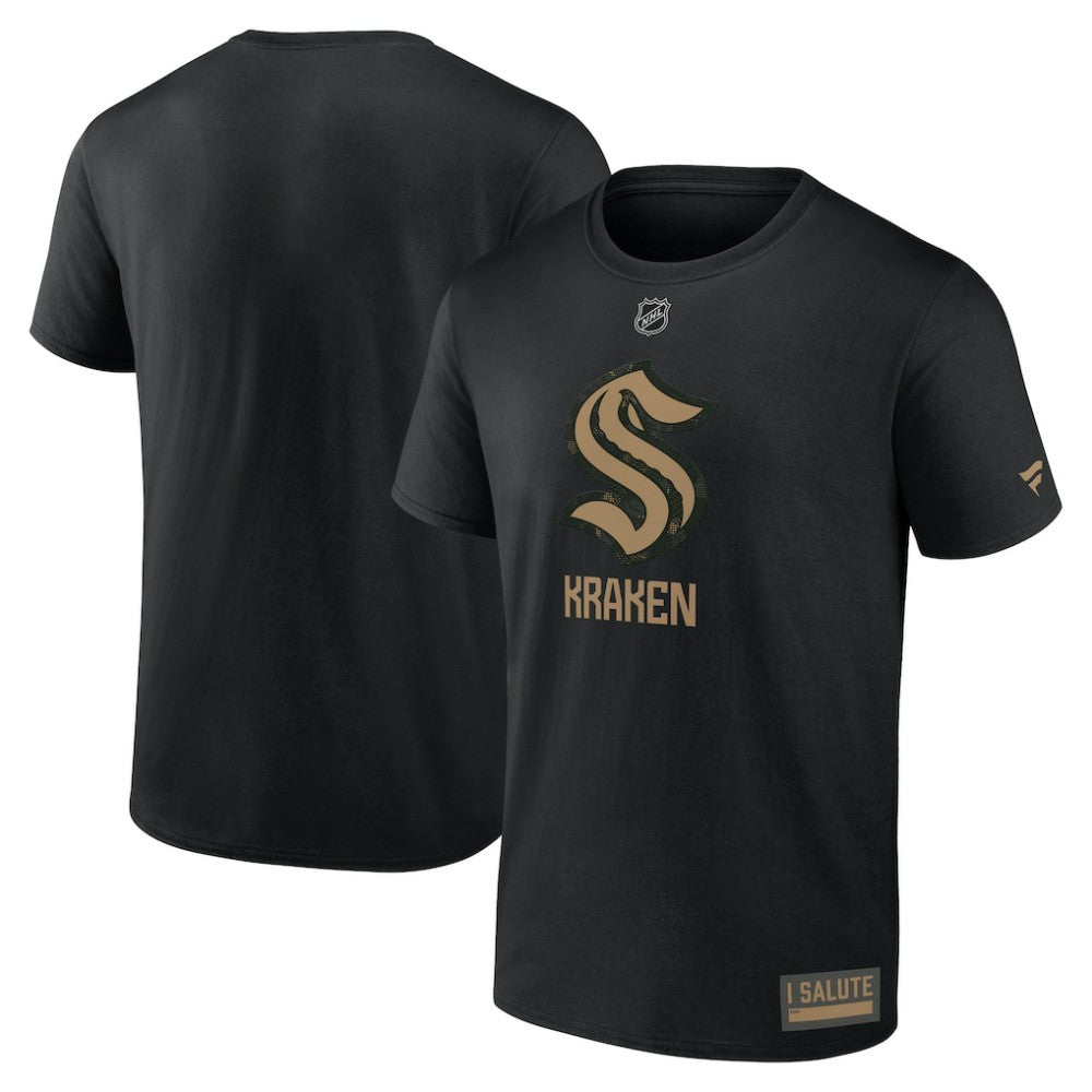 Seattle Kraken Fanatics 2024 Military Appreciation T-Shirt -  NHL T-shirts