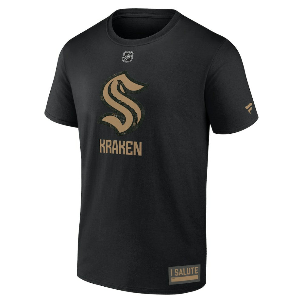Seattle Kraken Fanatics 2024 Military Appreciation T-Shirt -  NHL T-shirts