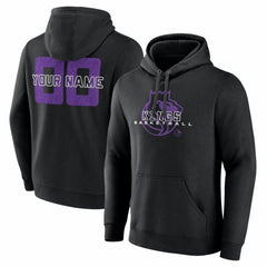 Black Sacramento Kings Custom Stellar Pullover Hoodie | NBA