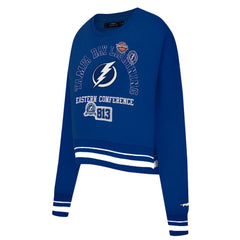 Tampa Bay Lightning Pro Standard Women's Area Code Cropped Pullover Sweatshirt -  NHL Sweatshirts
