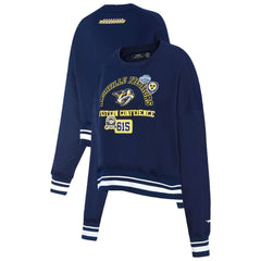 Nashville Predators Pro Standard Women's Area Code Cropped Pullover Sweatshirt -  NHL Sweatshirts