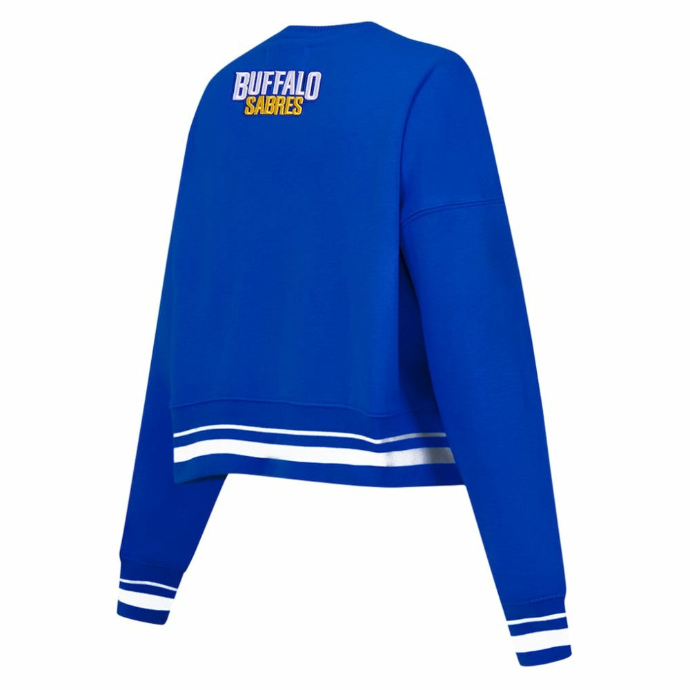 Buffalo Sabres Pro Standard Women's Area Code Cropped Pullover Sweatshirt -  NHL Sweatshirts