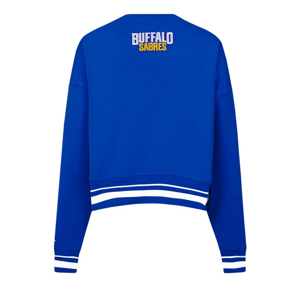 Buffalo Sabres Pro Standard Women's Area Code Cropped Pullover Sweatshirt -  NHL Sweatshirts