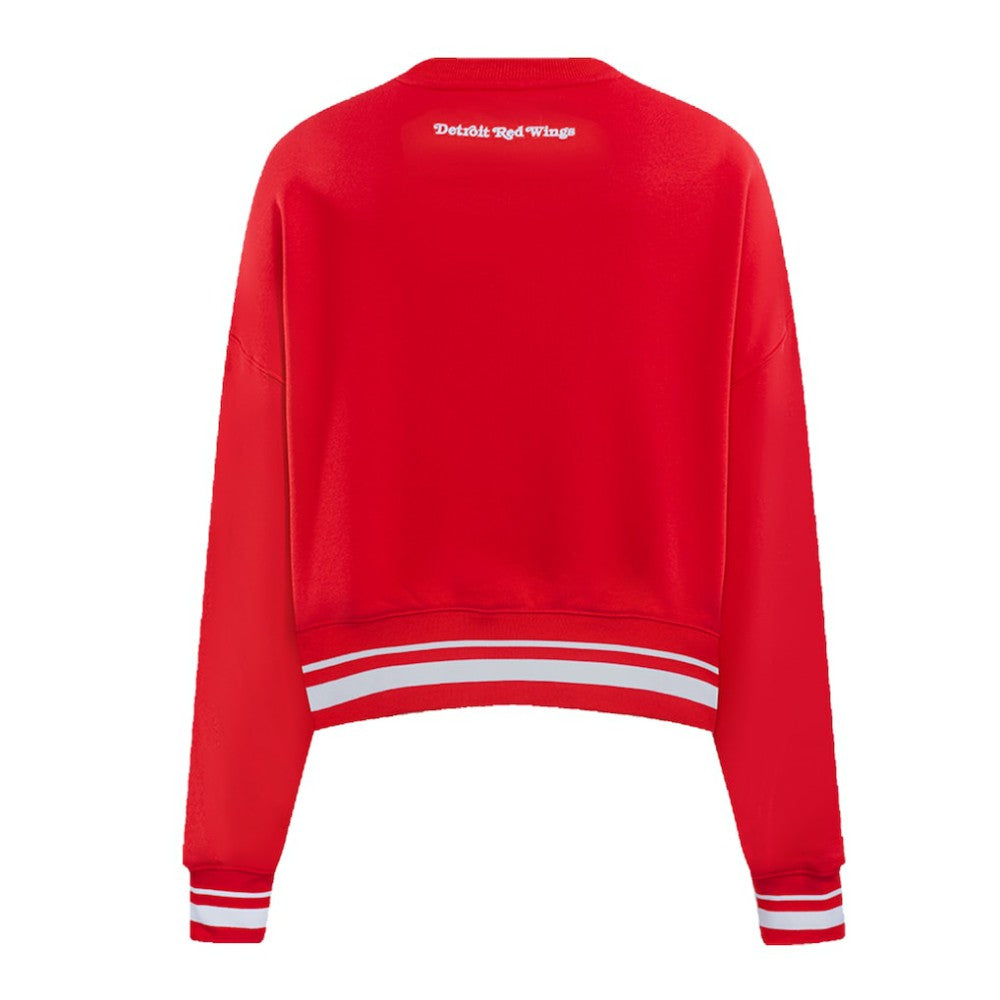 Detroit Red Wings Pro Standard Women's Area Code Cropped Pullover Sweatshirt -  NHL Sweatshirts