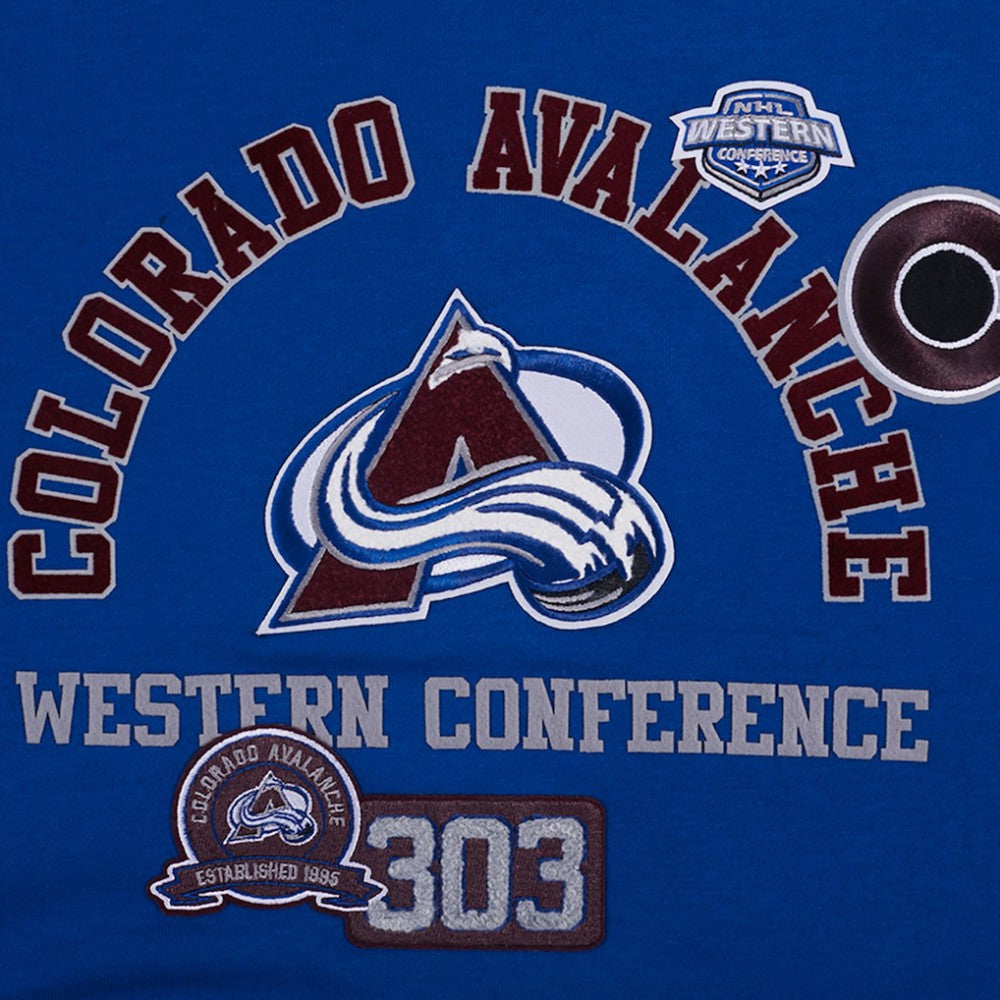 Colorado Avalanche Pro Standard Women's Area Code Cropped Pullover Sweatshirt -  NHL Sweatshirts