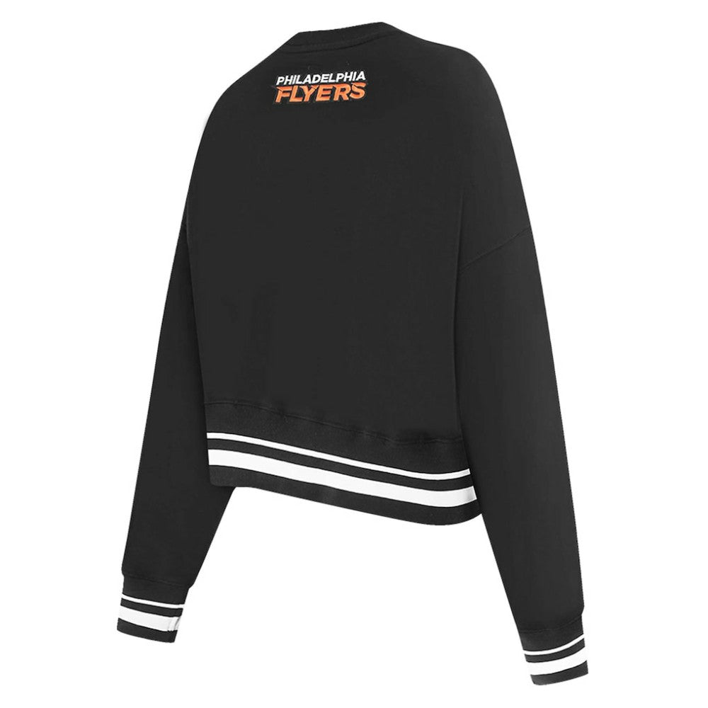 Philadelphia Flyers Pro Standard Women's Area Code Cropped Pullover Sweatshirt -  NHL Sweatshirts
