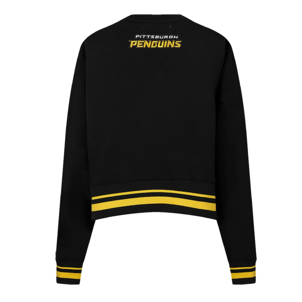 Pittsburgh Penguins Pro Standard Women's Area Code Cropped Pullover Sweatshirt -  NHL Sweatshirts