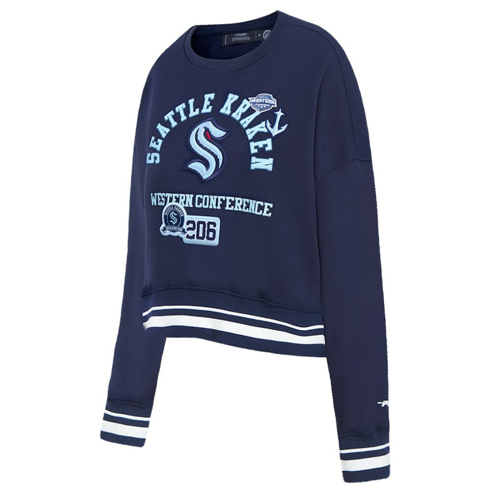 Seattle Kraken Pro Standard Women's Area Code Cropped Pullover Sweatshirt -  NHL Sweatshirts
