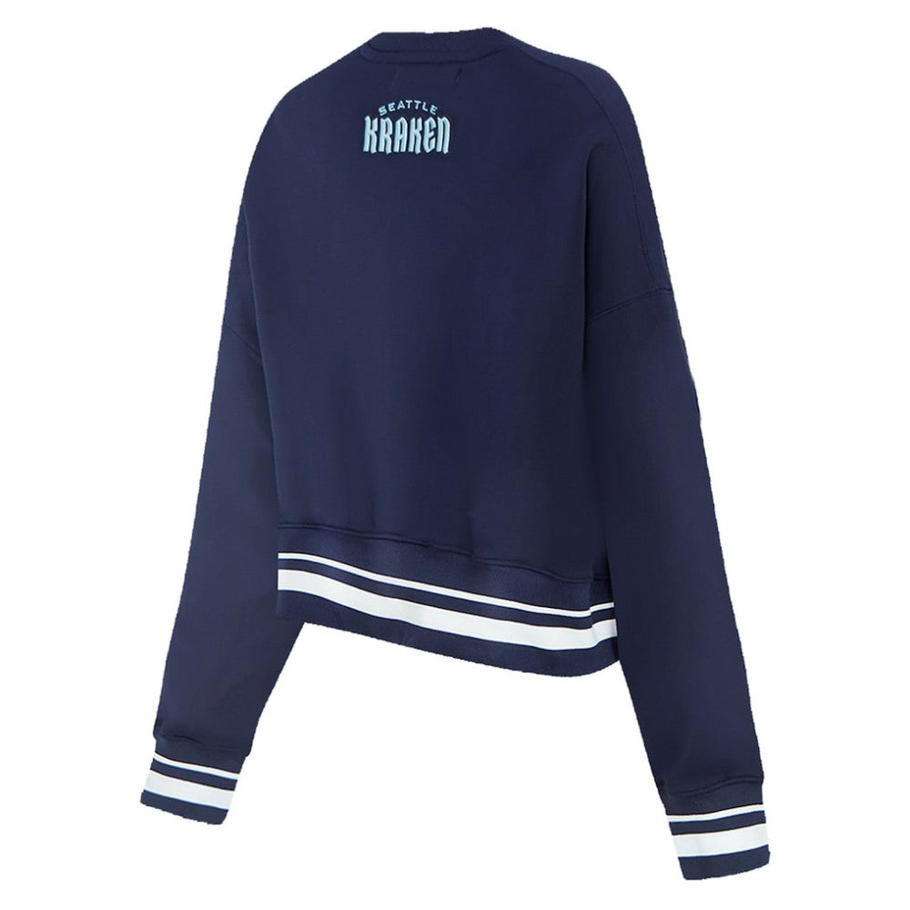 Seattle Kraken Pro Standard Women's Area Code Cropped Pullover Sweatshirt -  NHL Sweatshirts