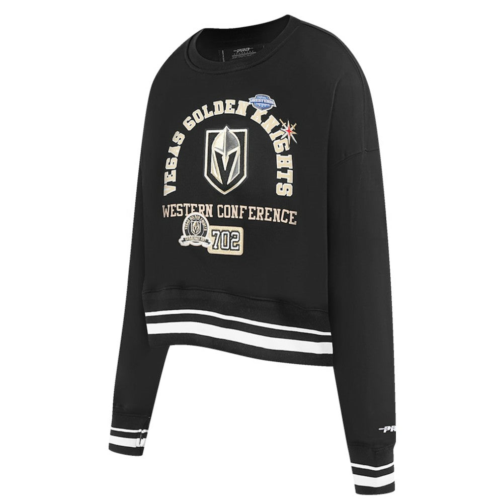 Vegas Golden Knights Pro Standard Women's Area Code Cropped Pullover Sweatshirt -  NHL Sweatshirts