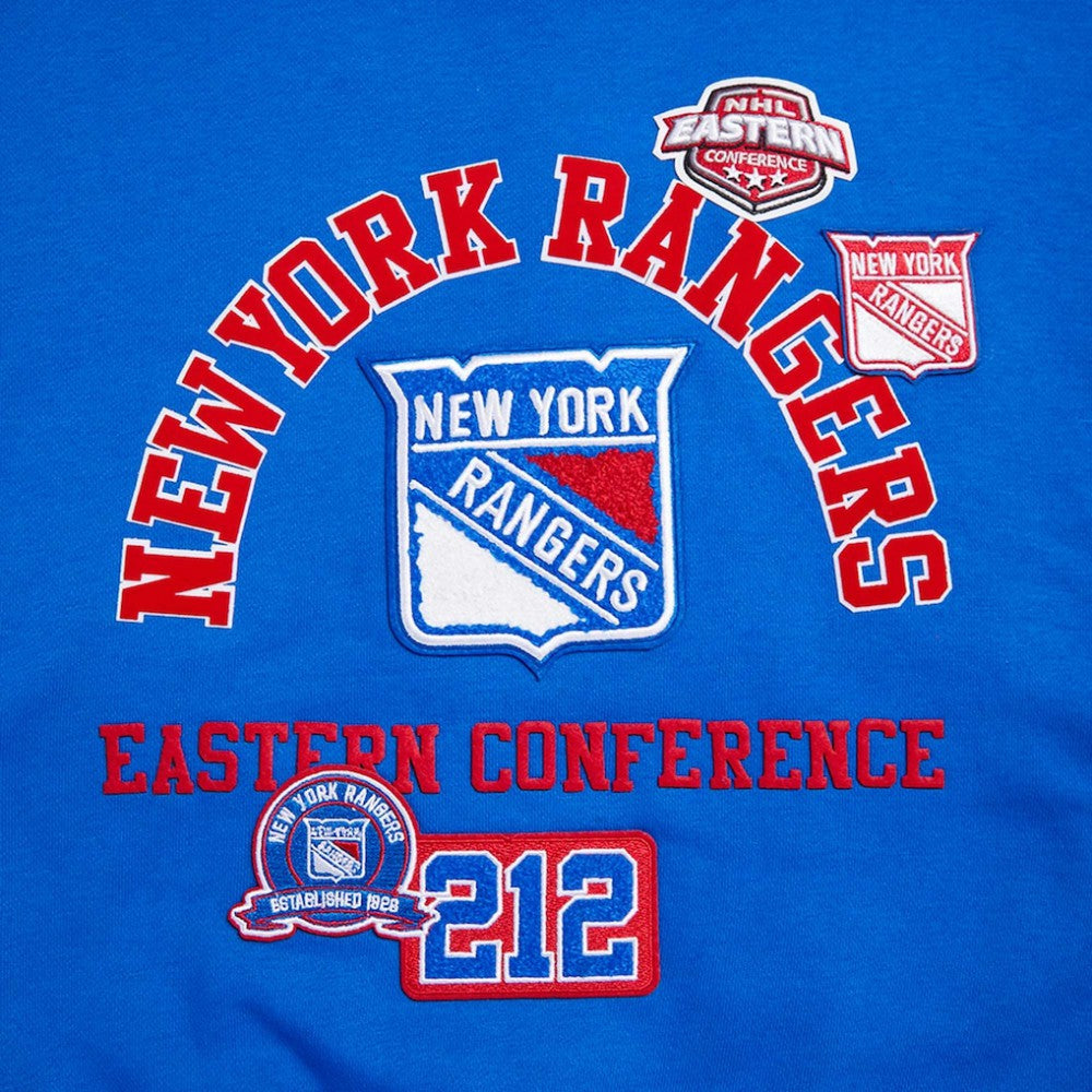 New York Rangers Pro Standard Women's Area Code Cropped Pullover Sweatshirt -  NHL Sweatshirts