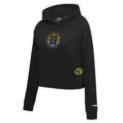 Boston Bruins Pro Standard Women's Jewels Cropped Pullover Hoodie -  NHL Hoodies