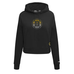 Boston Bruins Pro Standard Women's Jewels Cropped Pullover Hoodie -  NHL Hoodies