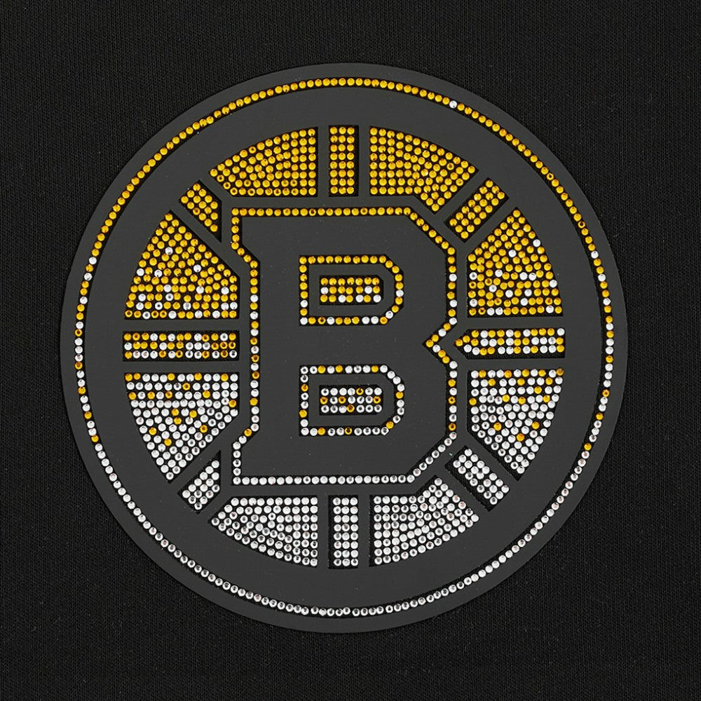 Boston Bruins Pro Standard Women's Jewels Cropped Pullover Hoodie -  NHL Hoodies