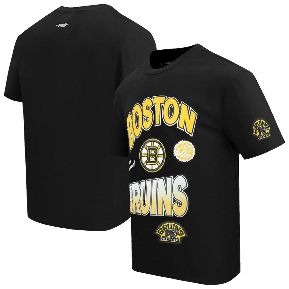 Boston Bruins Pro Standard Turn It Up T-Shirt -  NHL T-shirts