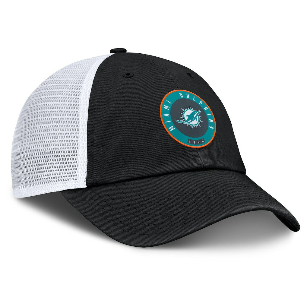 Miami Dolphins Averie Trucker Adjustable Hat | NFL Outlet