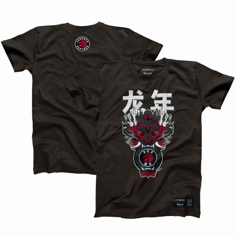 Heather Black Toronto Raptors Hyperfly Unisex Year of the Dragon Lunar New Year Collection T-Shirt | NBA
