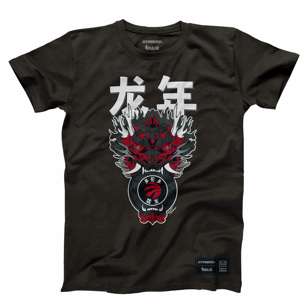 Heather Black Toronto Raptors Hyperfly Unisex Year of the Dragon Lunar New Year Collection T-Shirt | NBA