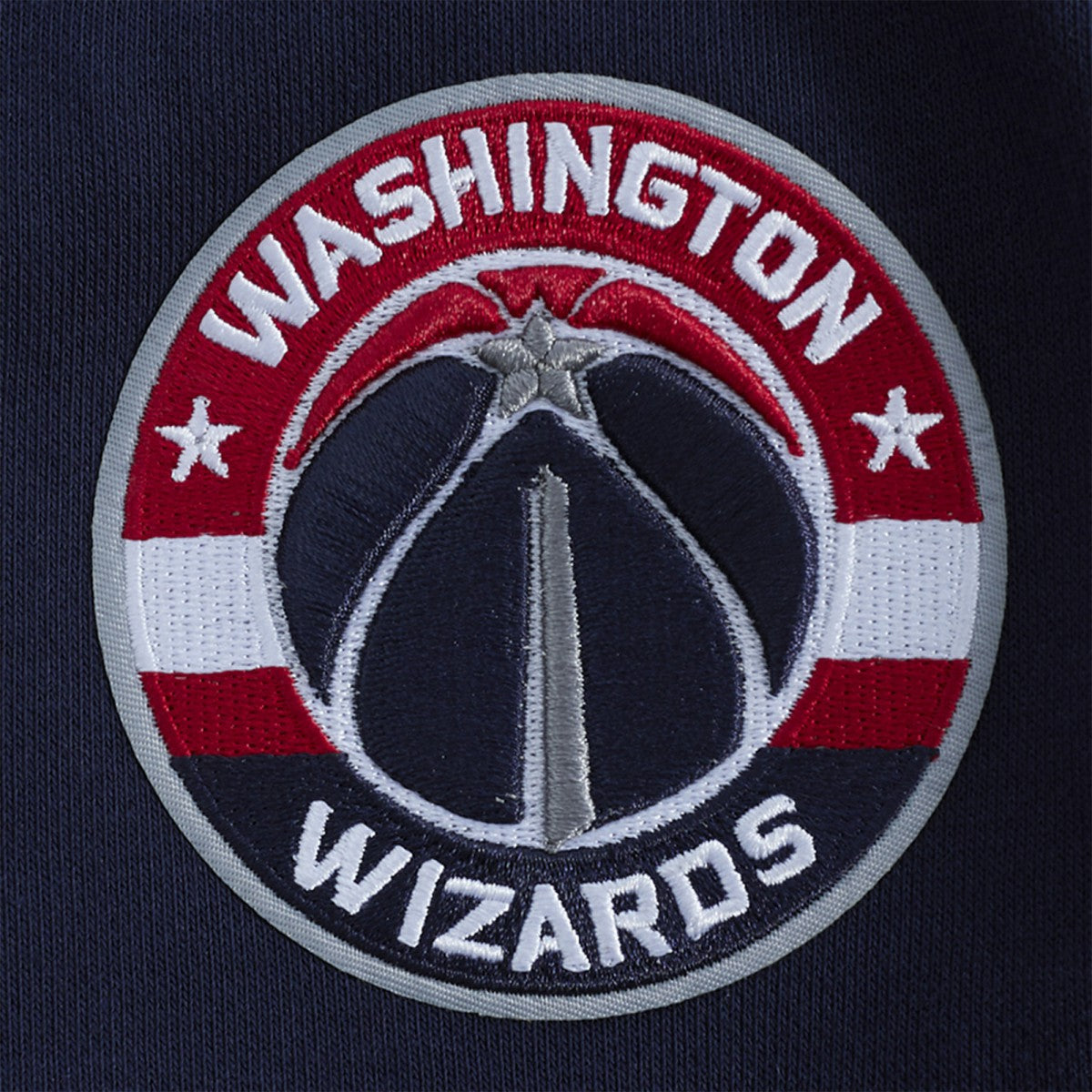 Navy Washington Wizards Pro Standard Women's Jewels Cropped Pullover Hoodie | NBA