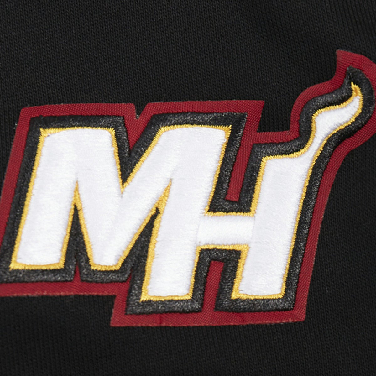 Black Miami Heat Pro Standard Women's Jewels Cropped Pullover Hoodie | NBA