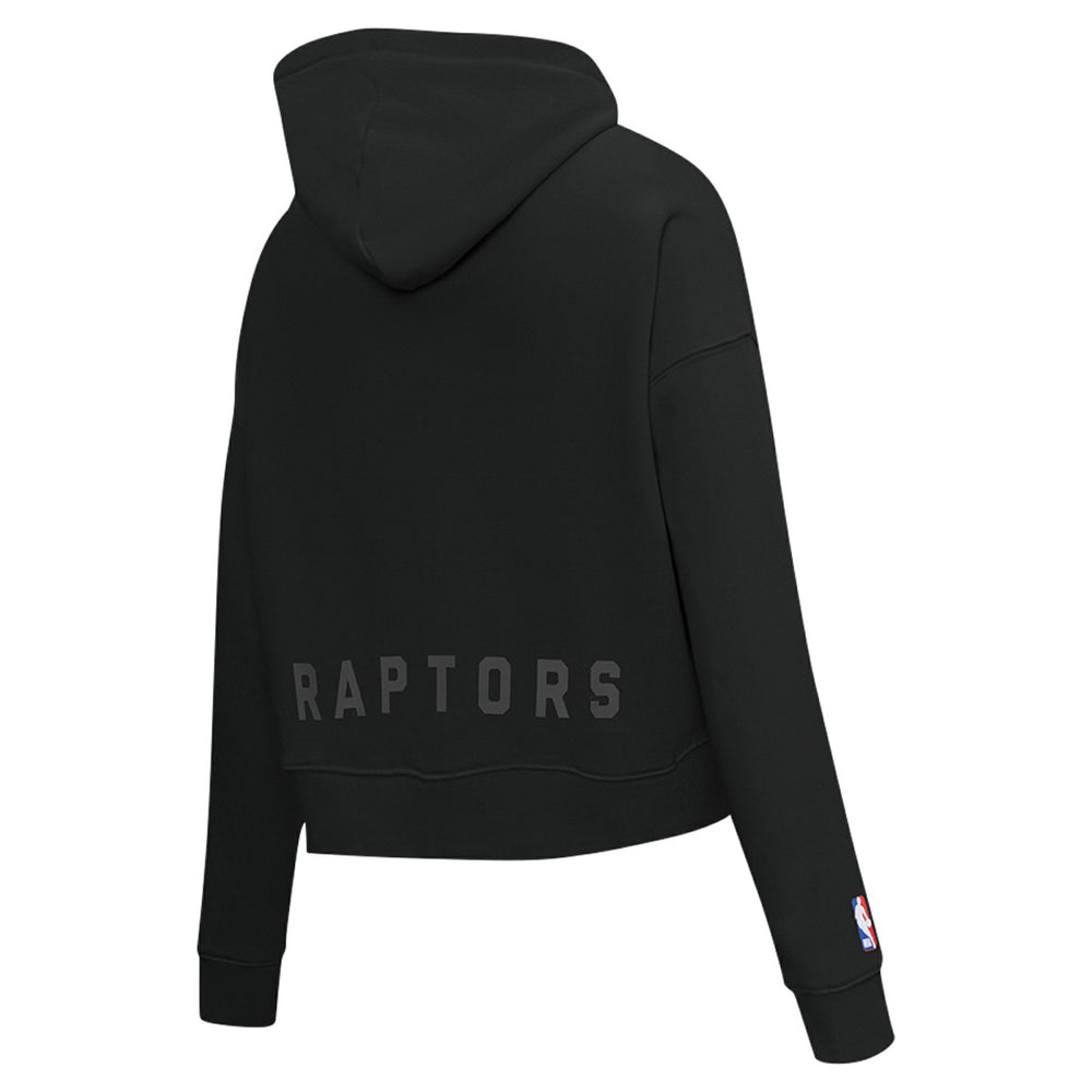 Black Toronto Raptors Pro Standard Women's Jewels Cropped Pullover Hoodie | NBA