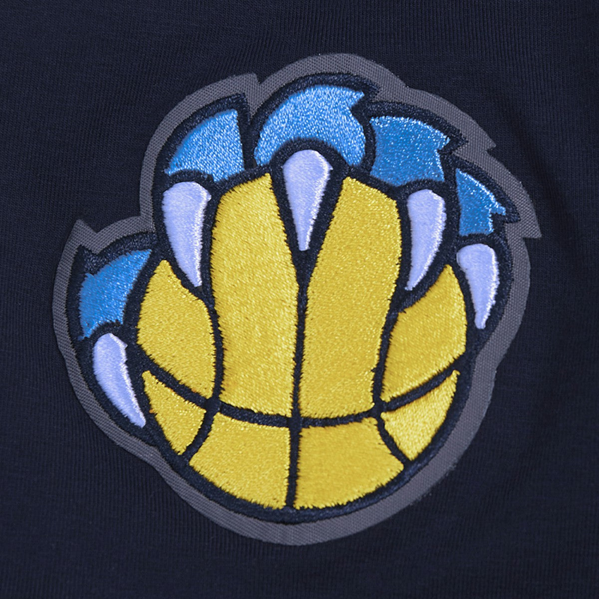 Navy Memphis Grizzlies Pro Standard Women's Jewels Boxy Cropped T-Shirt | NBA