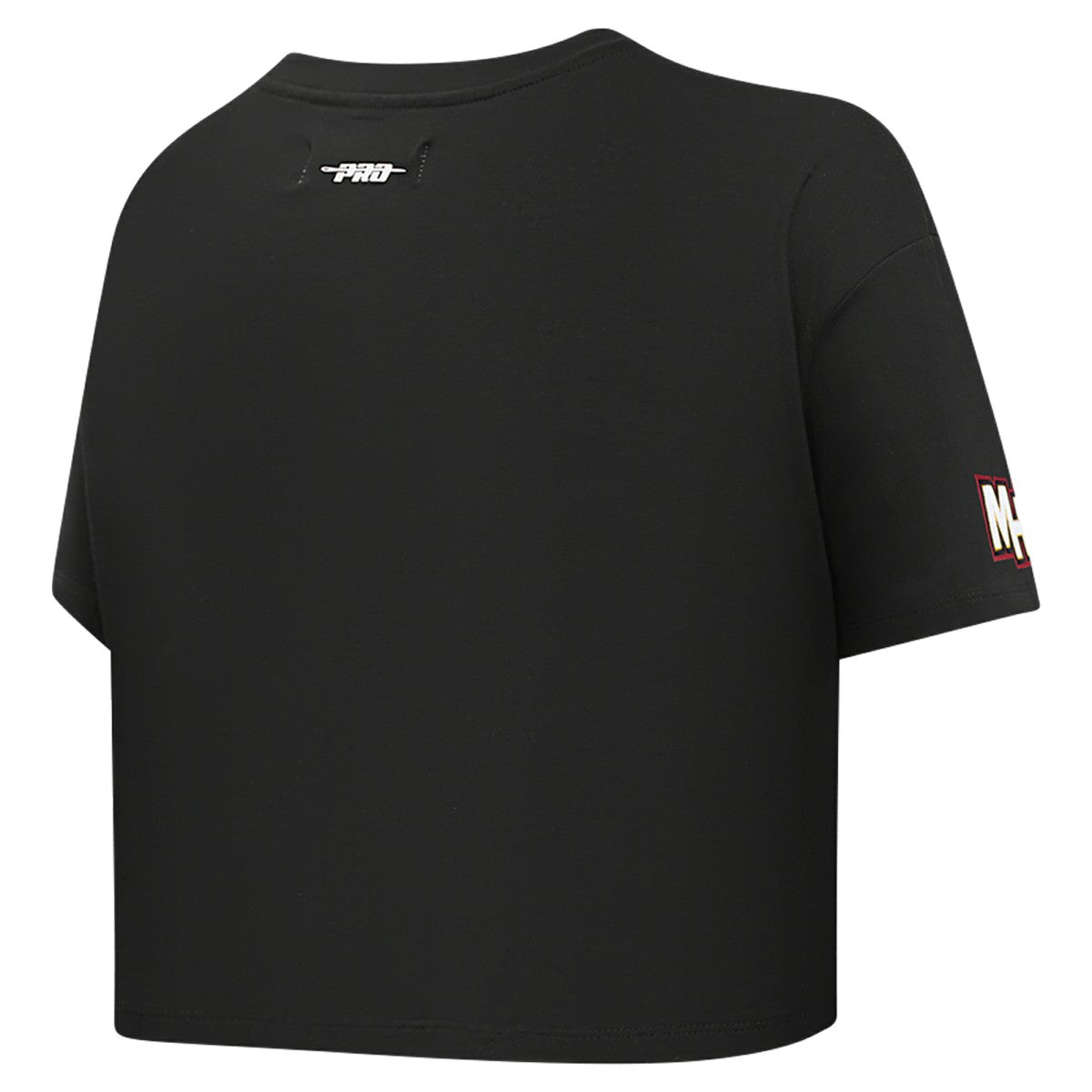Black Miami Heat Pro Standard Women's Jewels Boxy Cropped T-Shirt | NBA