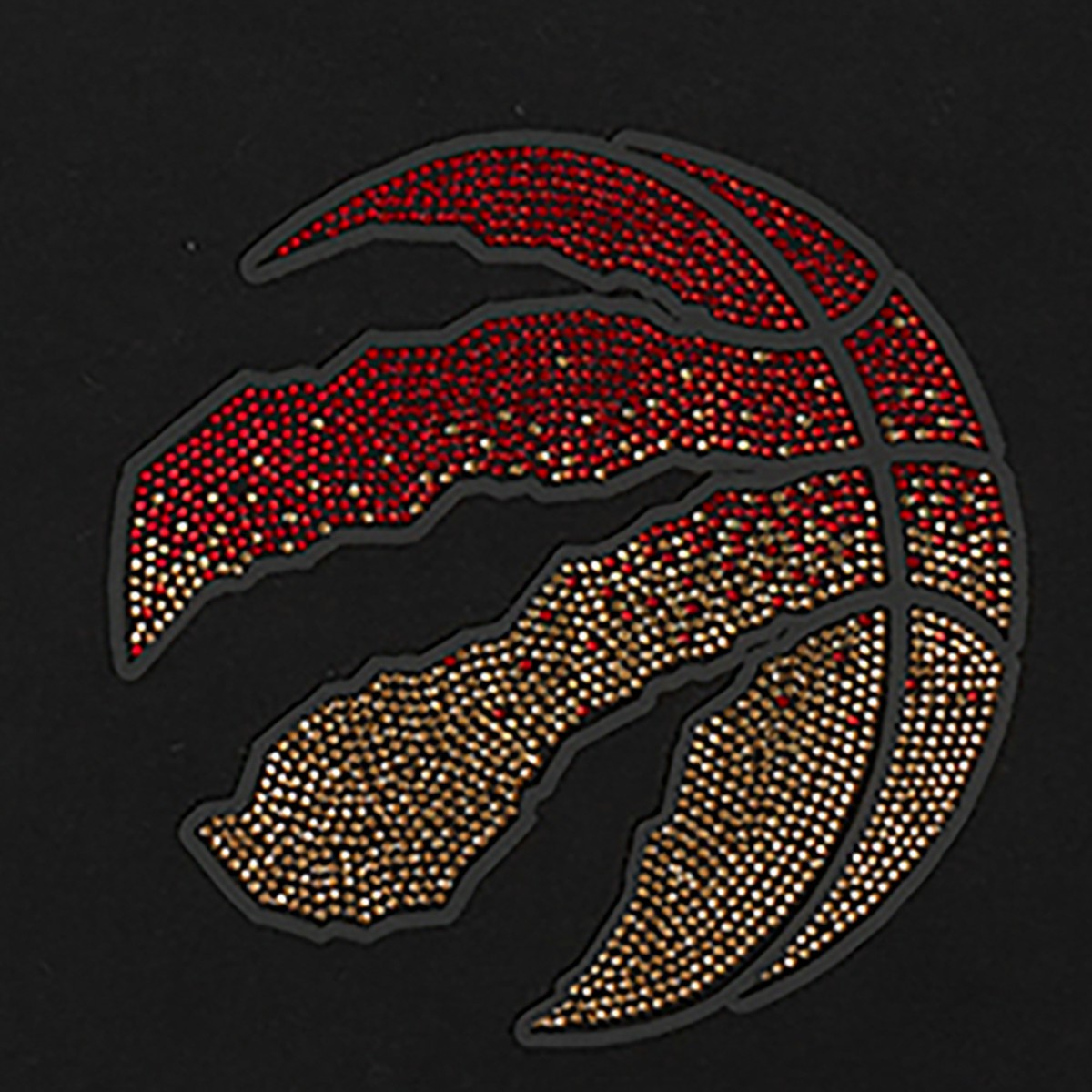 Black Toronto Raptors Pro Standard Women's Jewels Boxy Cropped T-Shirt | NBA