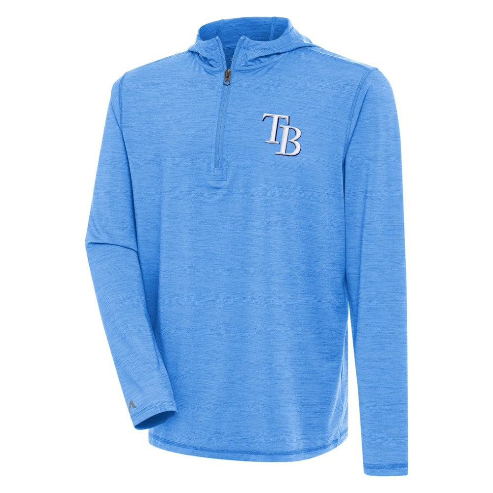 Tampa Bay Rays Antigua Tidy Quarter-Zip Hoodie - MLB Hoodies