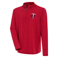 Minnesota Twins Antigua Tidy Quarter-Zip Hoodie - MLB Hoodies