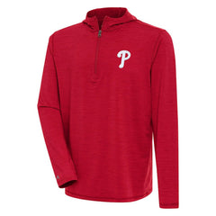 Philadelphia Phillies Antigua Tidy Quarter-Zip Hoodie - MLB Hoodies