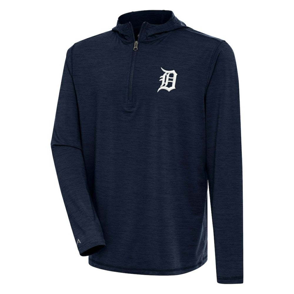 Detroit Tigers Antigua Tidy Quarter-Zip Hoodie - MLB Hoodies