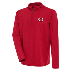 Cincinnati Reds Antigua Tidy Quarter-Zip Hoodie - MLB Hoodies