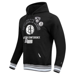 Black Brooklyn Nets Pro Standard Area Code Pullover Hoodie | NBA