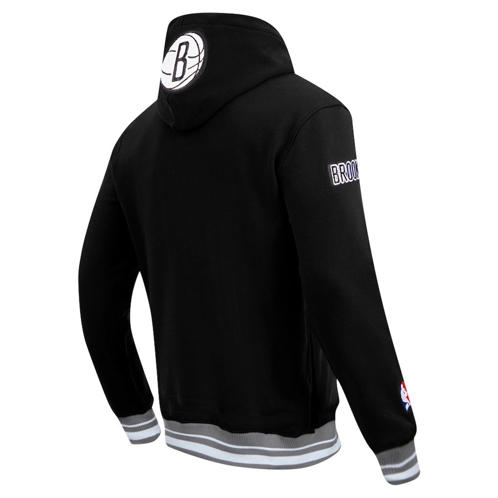 Black Brooklyn Nets Pro Standard Area Code Pullover Hoodie | NBA