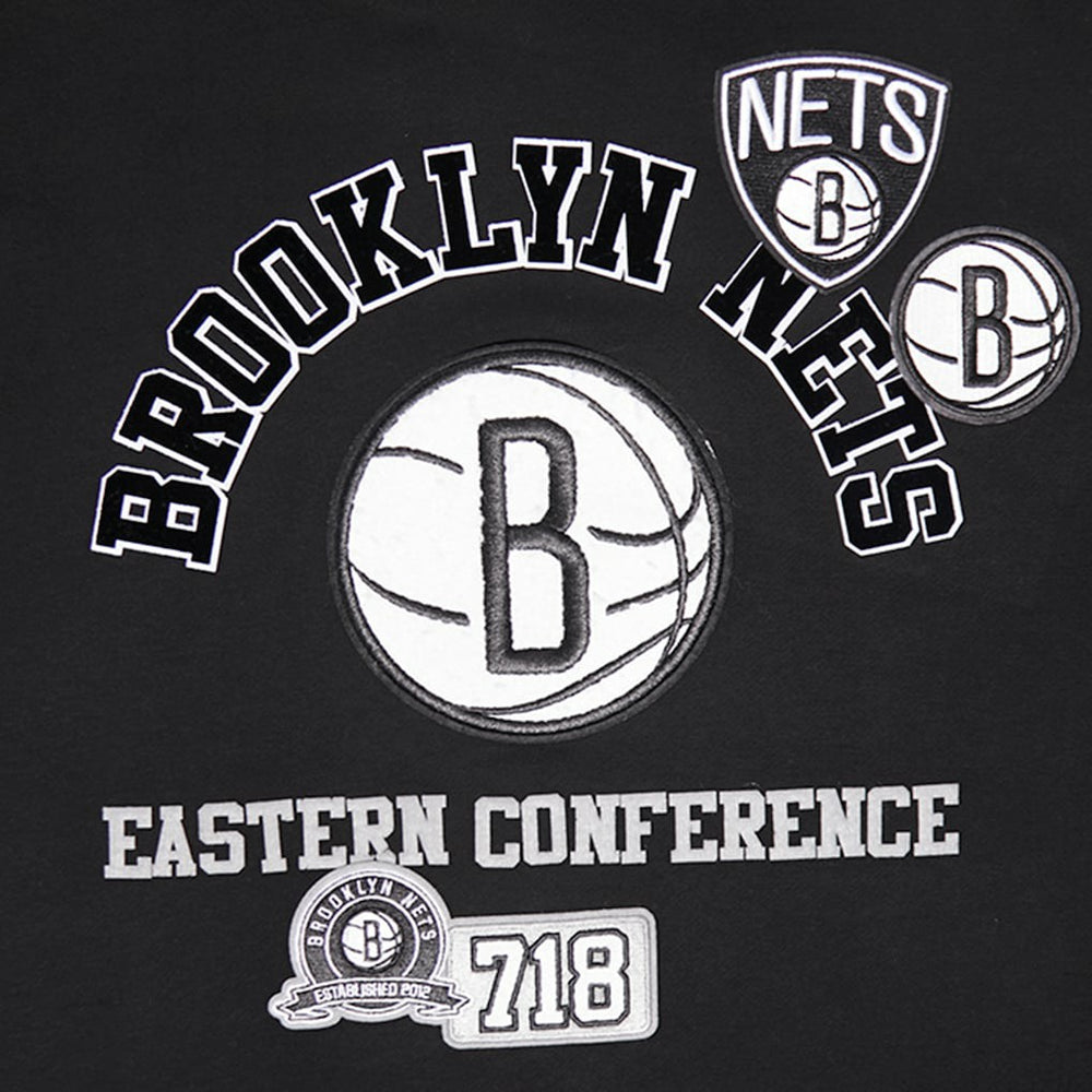Black Brooklyn Nets Pro Standard Area Code Pullover Hoodie | NBA