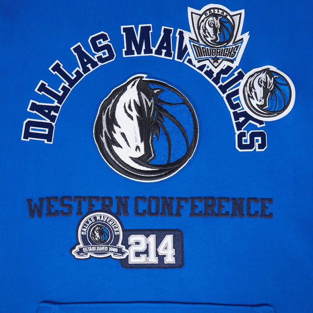 Blue Dallas Mavericks Pro Standard Area Code Pullover Hoodie sale | NBA